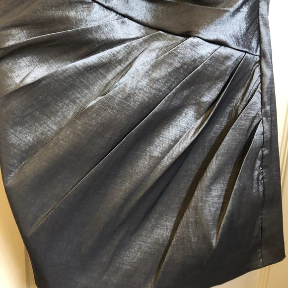 One shoulder silver and sequin dress - Picture 6 of 14